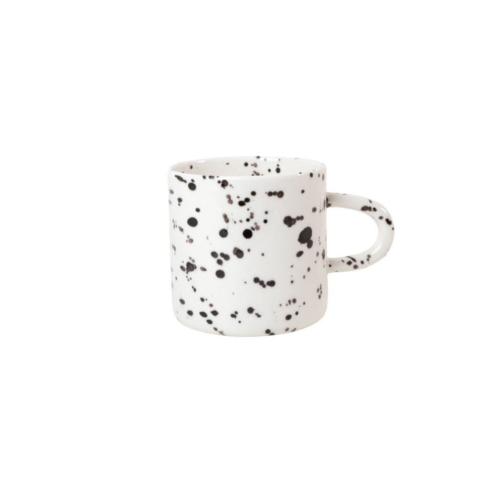 Kubek klasyczny czarny chlapacz