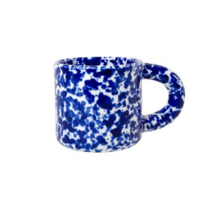 Większy kubek niebieska przepiórka