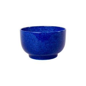 Matcha Bowl blue dense splatter