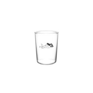 Szklanka z gołą babką