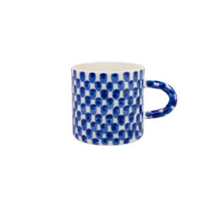 classic mug with a brush grid