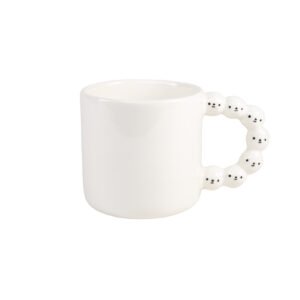 bigger mug with a beaded handle